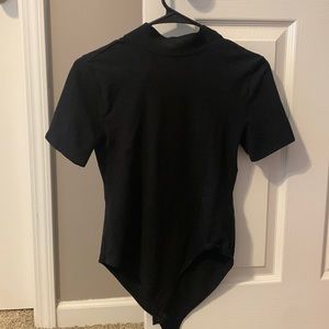 Medium, black body suit from forever 21